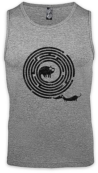 Urban Backwoods Tanktop Cat Dog Maze Ärmelloses T-Shirt Katze Hund Kreis Kr günstig online kaufen