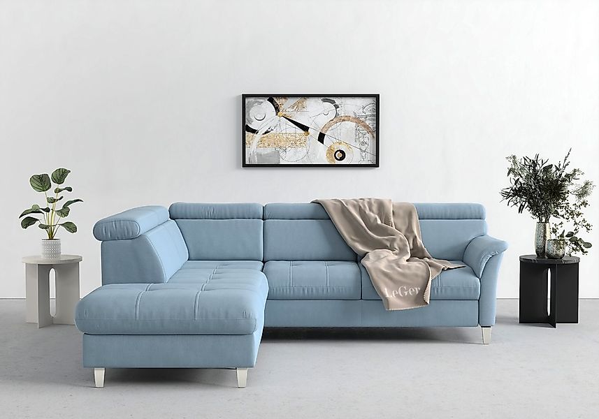 sit&more Ecksofa "Marano L-Form" inklusive Kopfteilverstellung, wahlweise m günstig online kaufen