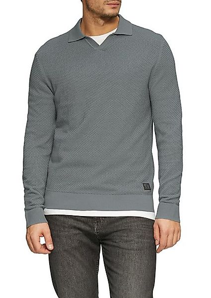 s.Oliver Strickpullover mit Polokragen günstig online kaufen