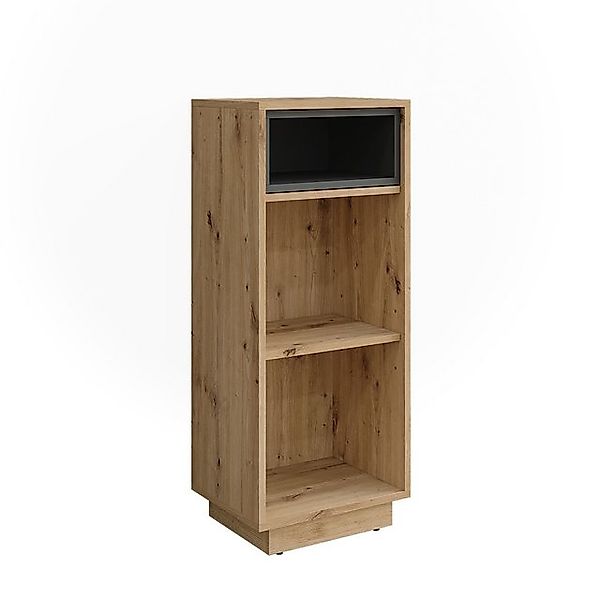 Vicco Midischrank Beatrice, Artisan Eiche/Anthrazit, 38 x 93 cm mit 3 Fäche günstig online kaufen