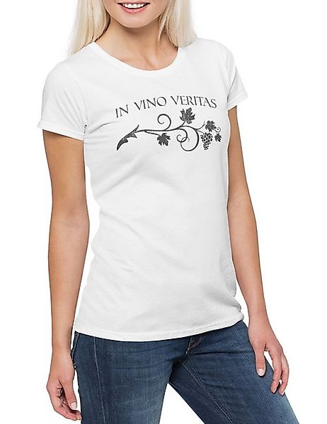 Urban Backwoods Print-Shirt In Vino Veritas Damen T-Shirt Alkaios TV Series günstig online kaufen