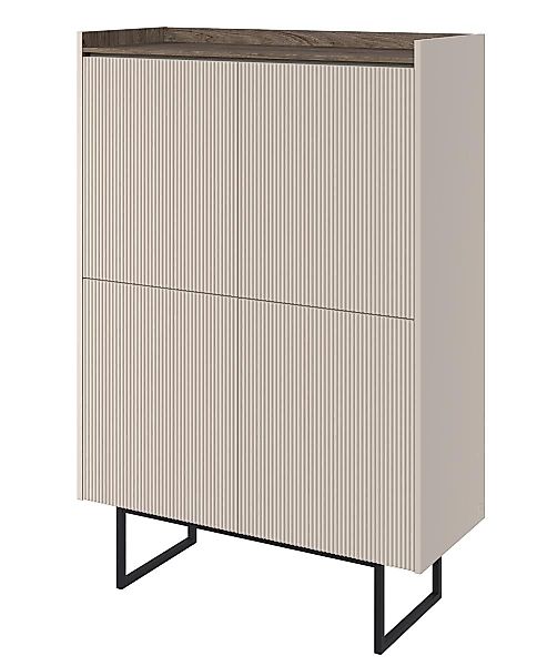 Compleo Highboard modern mit 4 Türen günstig online kaufen