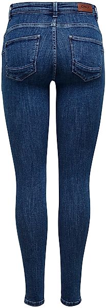 Only Damen Jeans ONLPOWER MID PUSH UP SK JEA REA3223 - Skinny Fit - Blau - günstig online kaufen