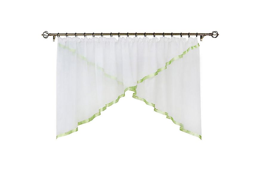 Joyswahl Scheibengardine (2 St), Kräuselband, Store, Küche Bistrogardinen, günstig online kaufen