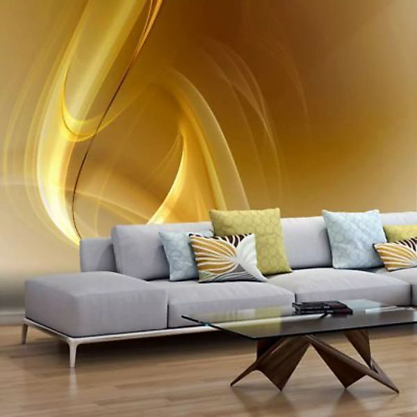 artgeist Fototapete Gold fractal background mehrfarbig Gr. 350 x 270 günstig online kaufen