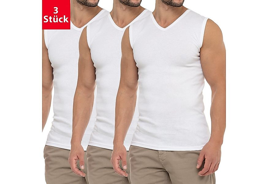 celodoro Unterhemd Herren Business Muskelshirt V-Neck (3er Pack) Muscle Shi günstig online kaufen