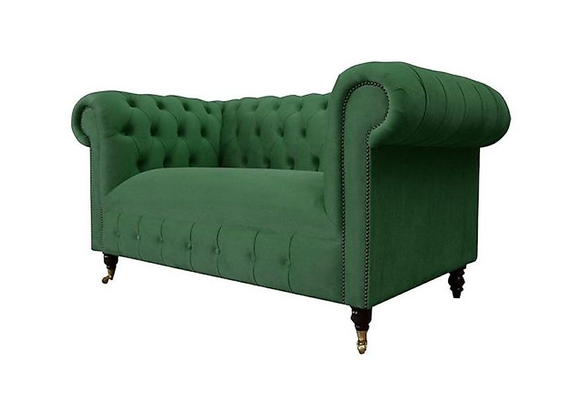 JVmoebel Chesterfield-Sofa 2 Sitzer Sofa Couch Polster Sofas Couchen Stoff günstig online kaufen
