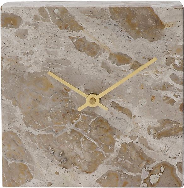 MIRRORS AND MORE Tischuhr "KRONO" Tischuhr in Marmor Optik günstig online kaufen