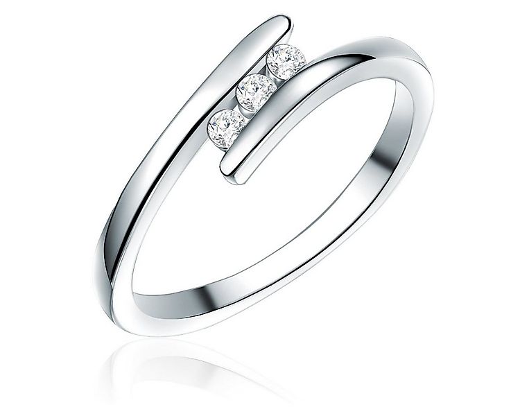 Rafaela Donata Silberring Verlobungsring aus 925 Sterling Silber, mit Zirko günstig online kaufen