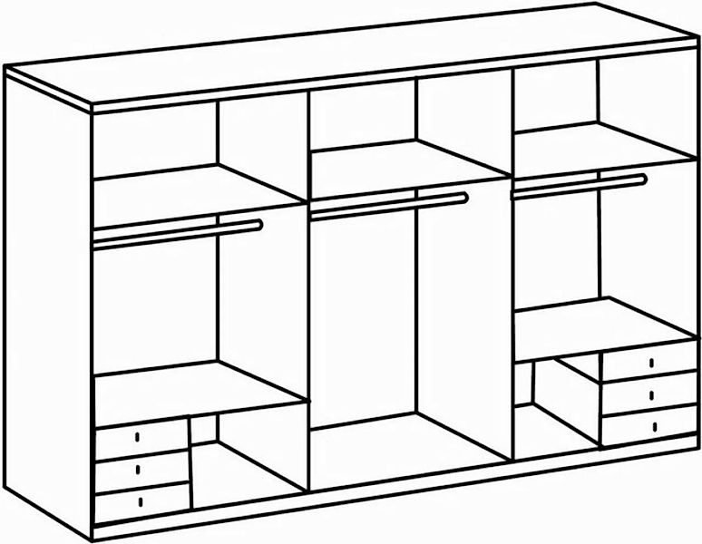 Wimex Schwebetürenschrank "Seattle", mit Schubkästen günstig online kaufen