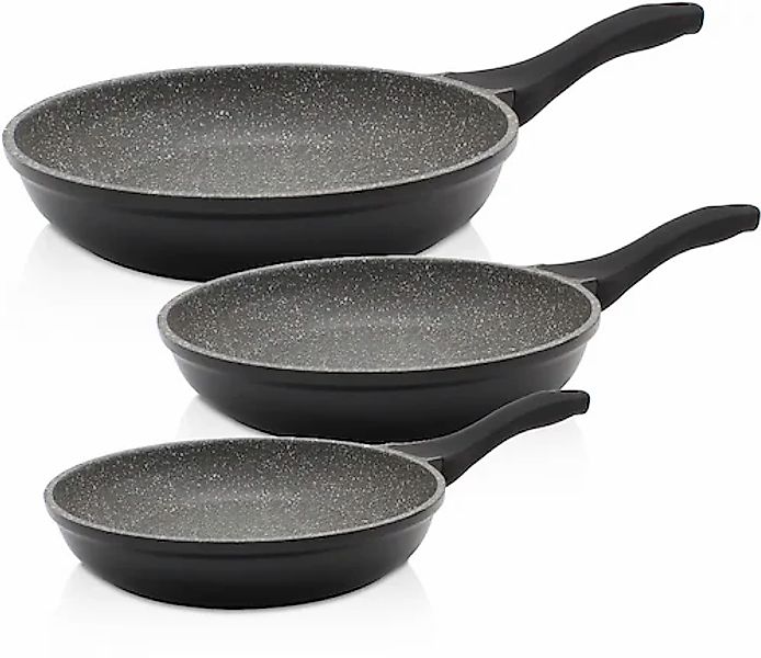 Krüger Pfannen-Set »Barcelona« Aluminiumguss Set, 3 Stk. tlg. Ø 20/24/28 cm günstig online kaufen