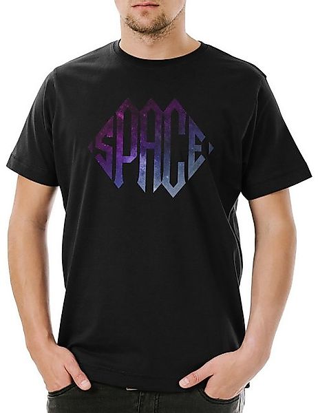 Urban Backwoods Print-Shirt Space Herren T-Shirt Astronaut Station Weltraum günstig online kaufen