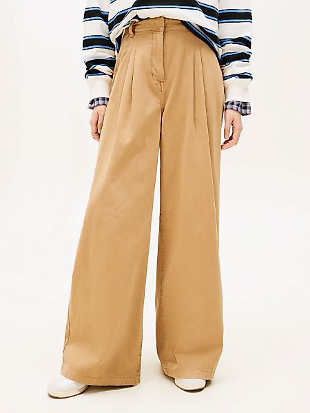 Tommy Jeans Chinohose "TJW OVS WIDE LEG CHINO" günstig online kaufen