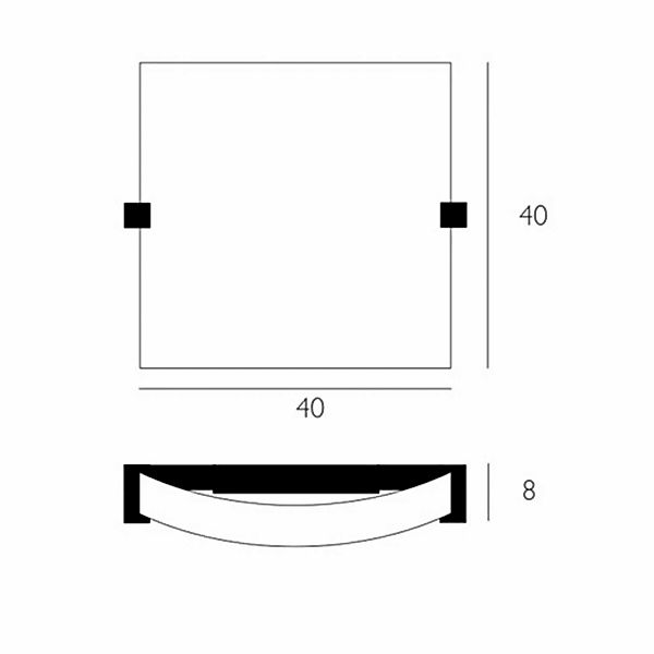 Casablanca Quadro Deckenleuchte 40 x 40 cm, E27 günstig online kaufen