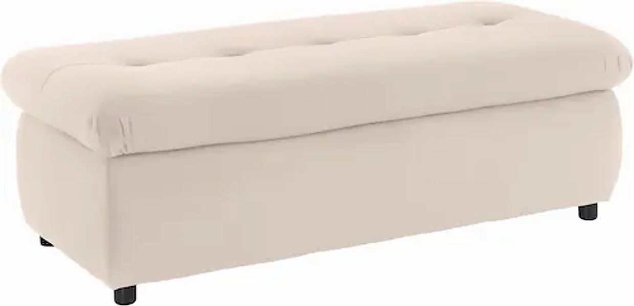 TRENDMANUFAKTUR Hocker »Indie II, bequemer Bankhocker mit Staufach unter de günstig online kaufen