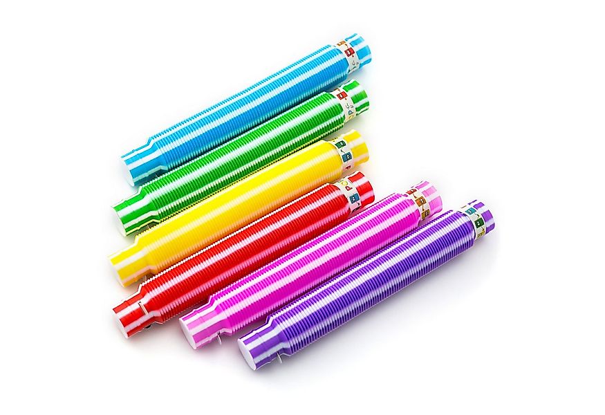PRECORN Knicklicht LED Pop Tubes Fidget Toys Set - Kindergeburtstag Deko, 6 günstig online kaufen