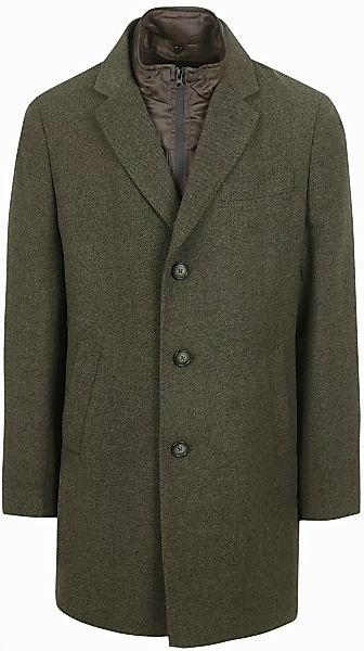 Suitable Coat Wolle Twill Dunkelgrün - Größe 50 günstig online kaufen