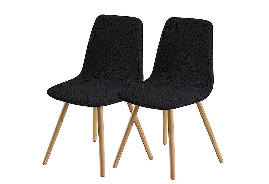 Refttenw Stuhlhusse Esstisch Elastizität Blattdruck Abnehmbar Waschbar Stuh günstig online kaufen