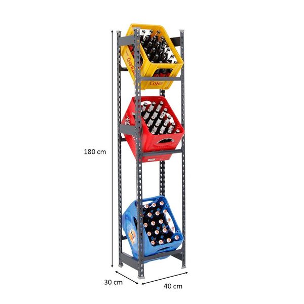 PROREGAL® Standregal Getränkekistenregal BIG CAMEL 180x40x30cm günstig online kaufen