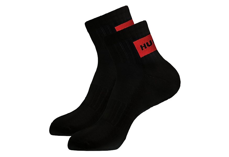 HUGO Sneakersocken 3P SH Rib Label CC (3-Paar) mit Logo-Label günstig online kaufen