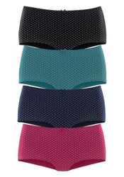 s.Oliver Hipster (4er-Pack) aus elastischer Baumwolle günstig online kaufen