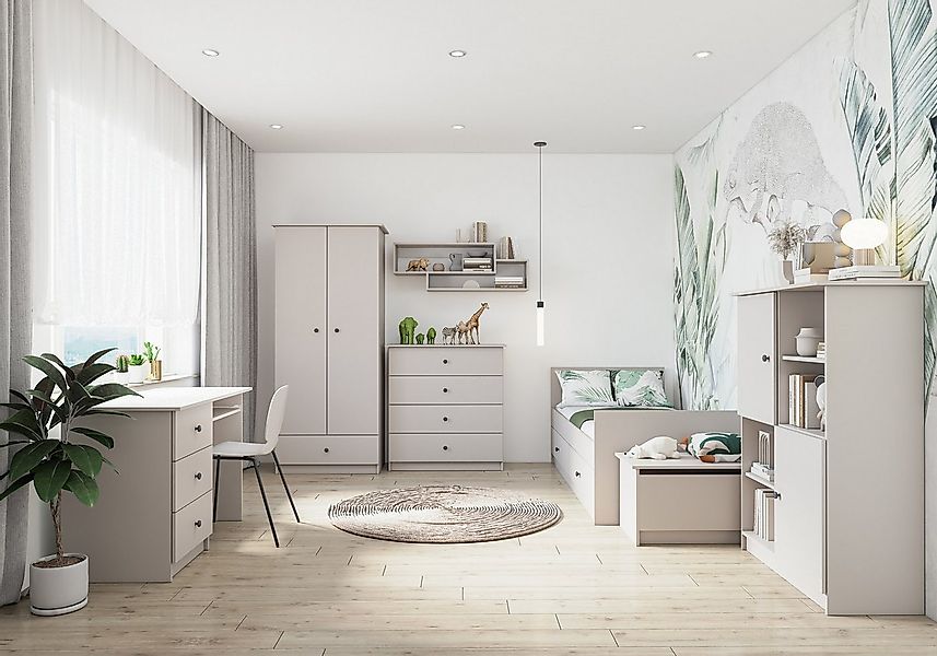 möbel-direkt.de Jugendzimmer-Set Livani in Kashmir, (Komplett Set, 6-tlg., günstig online kaufen