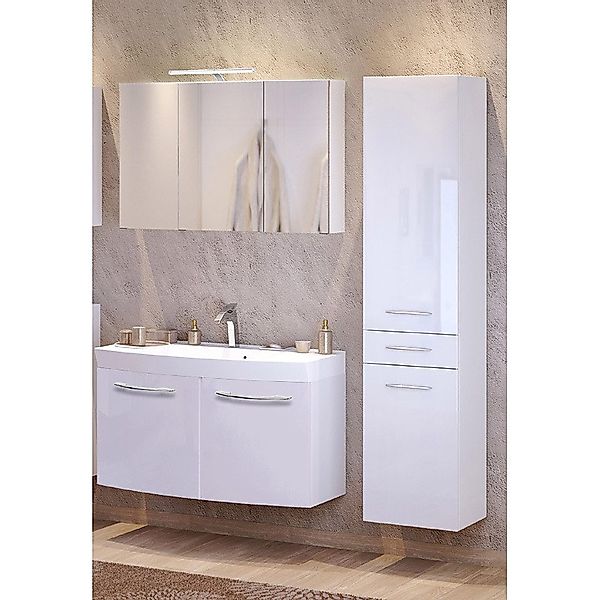 Lomadox Badmöbel-Set FLORIDO-03, (Spar-Set, 3-St), weiß günstig online kaufen