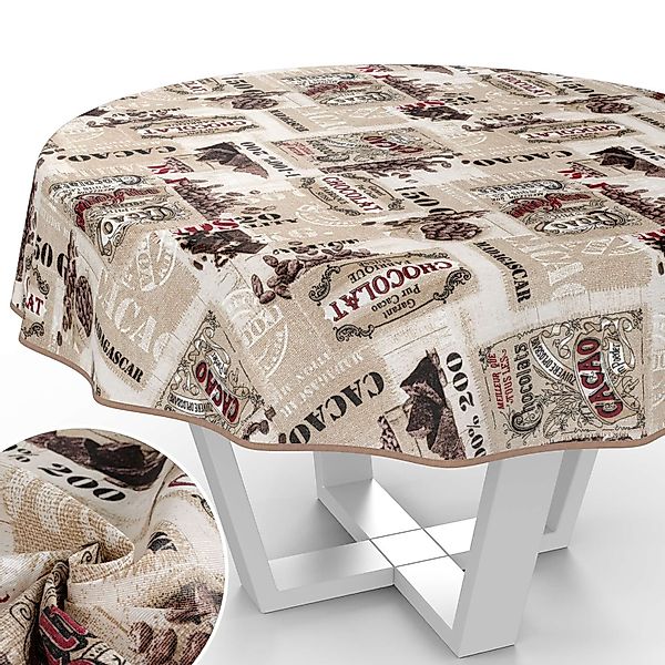 ANRO Tischdecke mit Tee und Kaffee günstig online kaufen