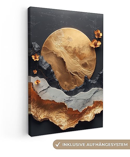 OneMillionCanvasses® Leinwandbild Kunst - Gold - günstig online kaufen