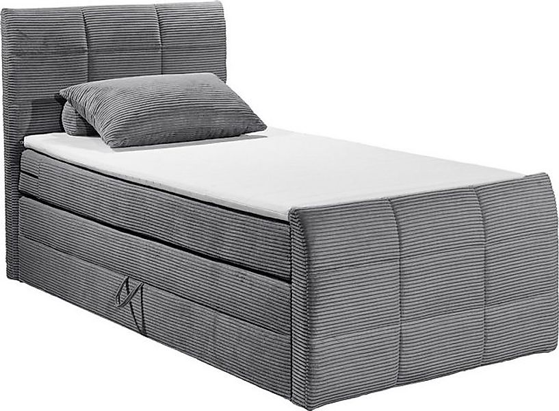 ED EXCITING DESIGN Boxspringbett Bolivia, harte Seite mit Kokosmatte, weich günstig online kaufen