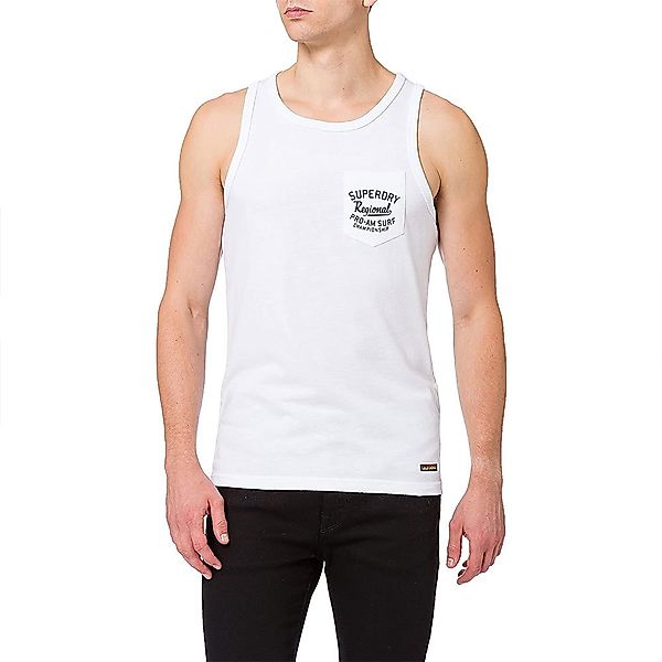 Superdry Cali Surf Graphic Ärmelloses T-shirt S Optic günstig online kaufen