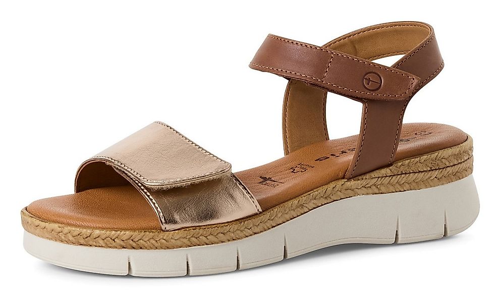 Tamaris Keilsandalette, Riemchensandale, Sommerschuh mit verstellbaren Klet günstig online kaufen