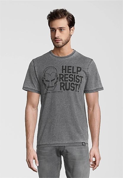 Recovered T-Shirt "Marvel Help Resist Rust" 1 Stk. tlg. mit coolem Marvel-P günstig online kaufen