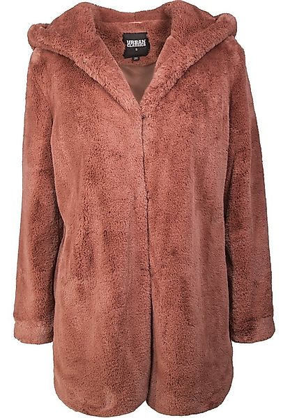 URBAN CLASSICS Parka Urban Classics Damen Ladies Hooded Teddy Coat (1-St) günstig online kaufen