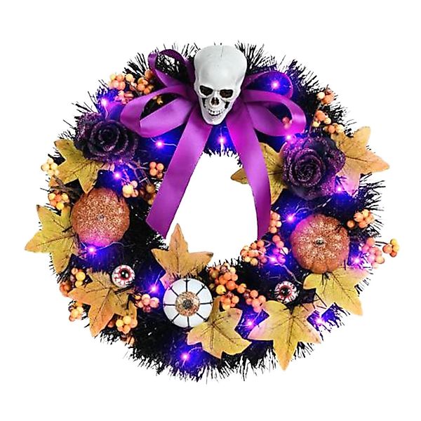 CLTYQ Dekoobjekt Halloween Kranz, Halloween Künstliche, günstig online kaufen