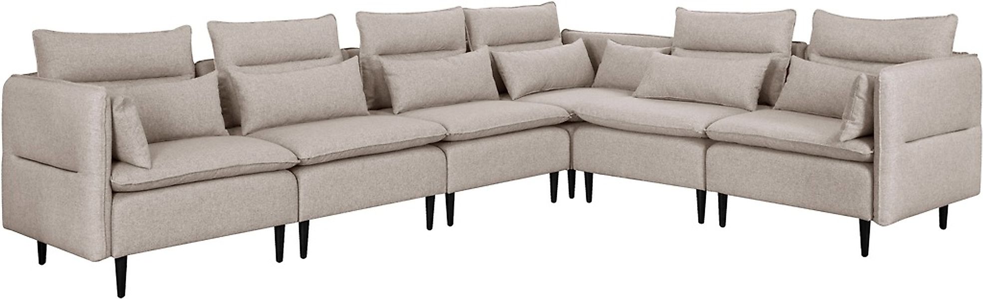 andas Ecksofa »ALVIK L-Form«, zusammengesetzt aus Modulen, erweiterbar mit günstig online kaufen