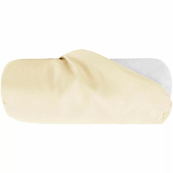 Bestlivings Kissenhülle Ellen Nackenrolle 10 x 25 cm Beige günstig online kaufen