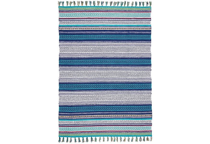 Pergamon Wollteppich Kelim Baumwolle Natur Teppich Grace, Rechteckig, Höhe: günstig online kaufen