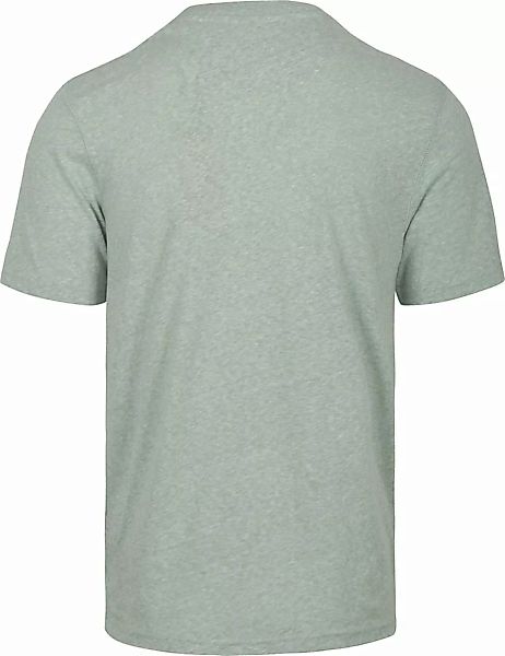 Scotch & Soda T-Shirt Melange Türkis - Größe M günstig online kaufen