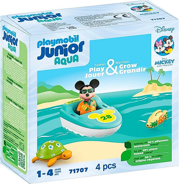Playmobil® Mickys Bootstour (71707), JUNIOR & Disney Konstruktions-Spielset günstig online kaufen