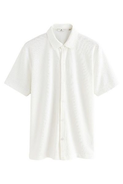 Next Kurzarmhemd Strukturiertes, smartes Jersey-Hemd (1-tlg) günstig online kaufen