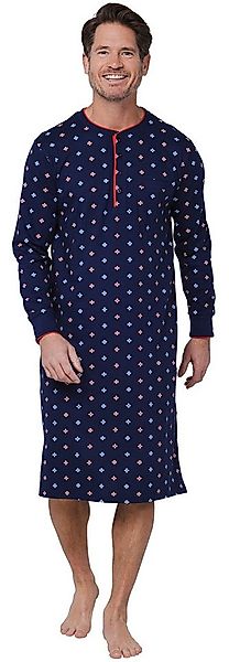 Pastunette Nachthemd Modisches Herren Schlafshirt mit langem Arm (1-tlg) Ba günstig online kaufen