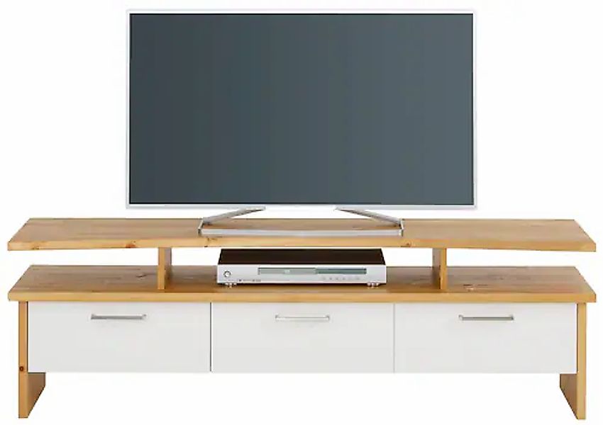 Home affaire TV-Board "Ixo" Breite 148 cm, mit 3 Schubladen, aus masiver Ki günstig online kaufen