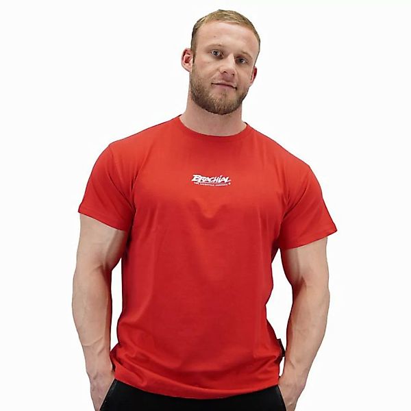 BRACHIAL THE LIFESTYLE COMPANY T-Shirt Brachial T-Shirt "Middle" rot/weiß günstig online kaufen