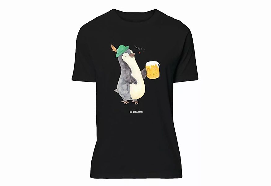 Mr. & Mrs. Panda T-Shirt Pinguin Bier - Schwarz - Geschenk, Oktoberfest, Sp günstig online kaufen