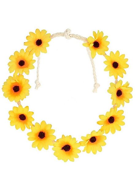Boland Hippie-Kostüm Hippie Sonnenblümchen Haarband für Faschingskostüm, Hi günstig online kaufen