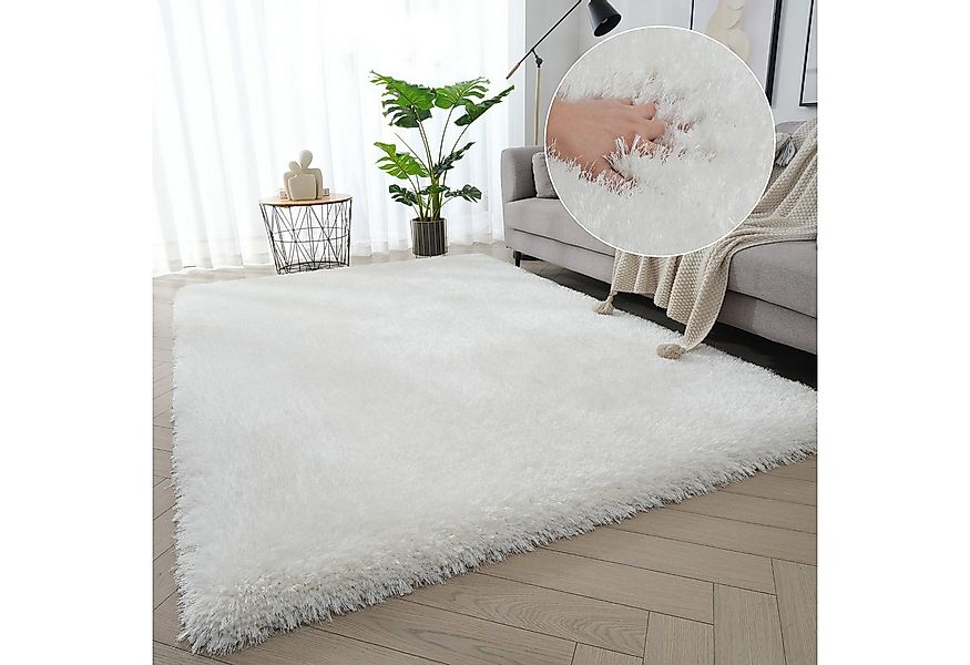 OTTO home Hochflor-Teppich Micro exclusiv Teppich, sehr hoher Flor, weich d günstig online kaufen