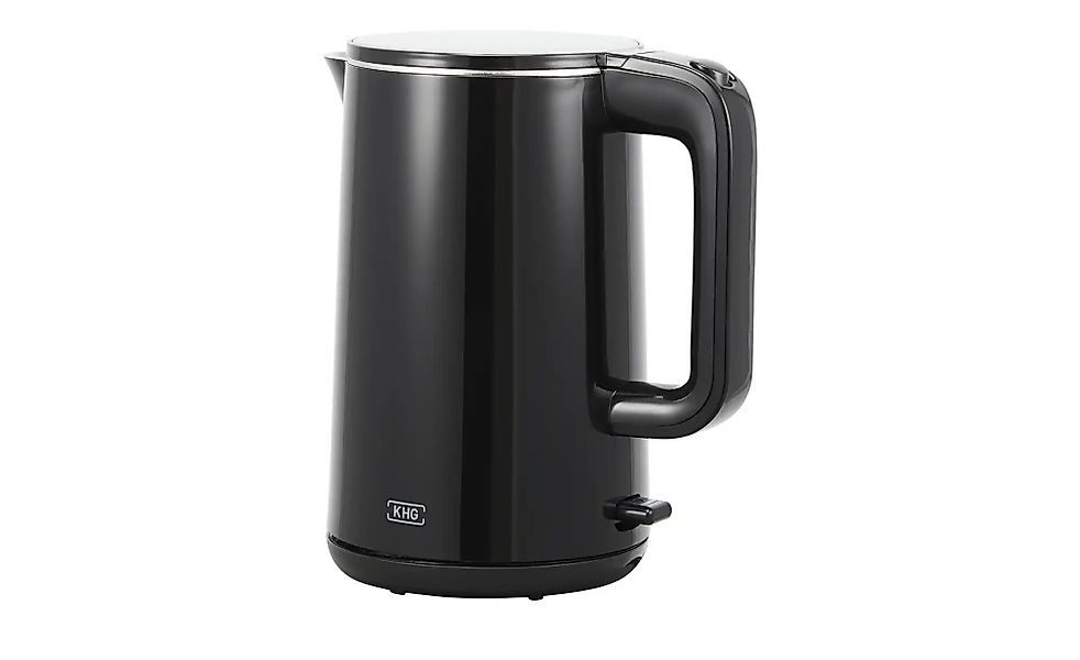 KHG Wasserkocher  WK-150 GSE ¦ schwarz ¦ Edelstahl,Kunststoff ¦ Maße (cm): günstig online kaufen