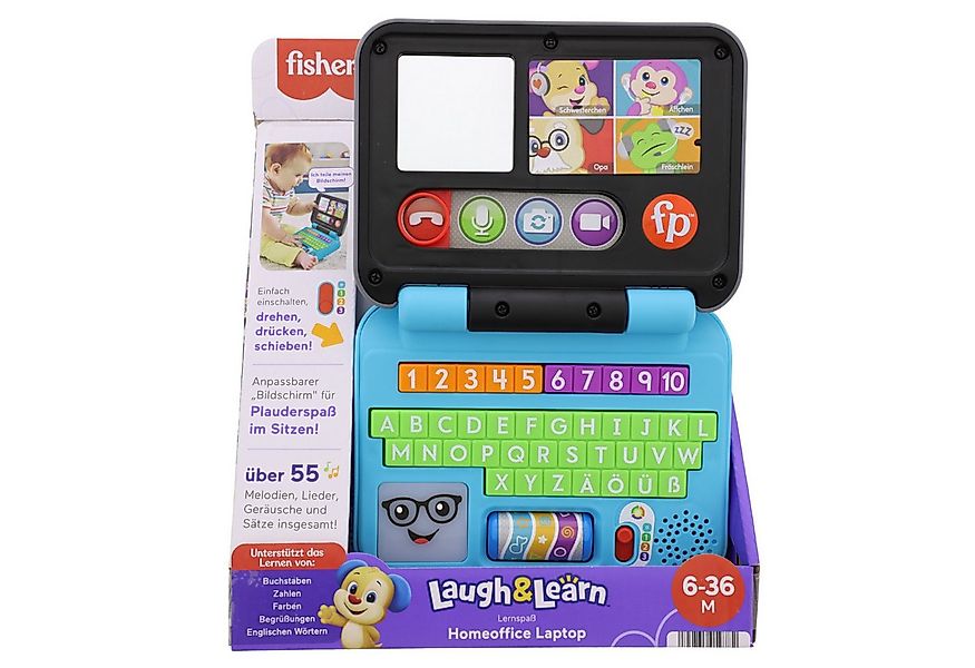 Fisher-Price® Lernspielzeug Fisher-Price Lernspaß Homeoffice Laptop Spielze günstig online kaufen