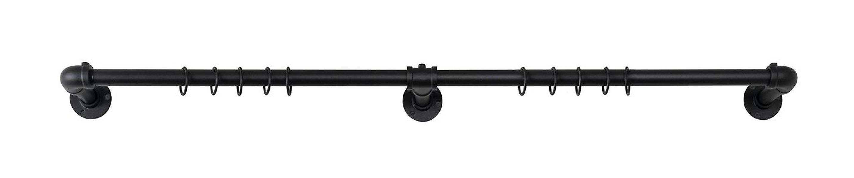 ondeco Gardinenstange Teleskopgarnitur Industrial, Ø 25 mm, 1-läufig, auszi günstig online kaufen